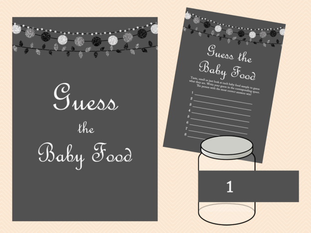 Modern Baby Shower Game Pack - Magical Printable