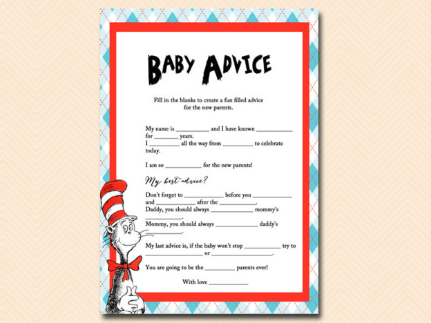 Dr Seuss Baby Shower - Magical Printable