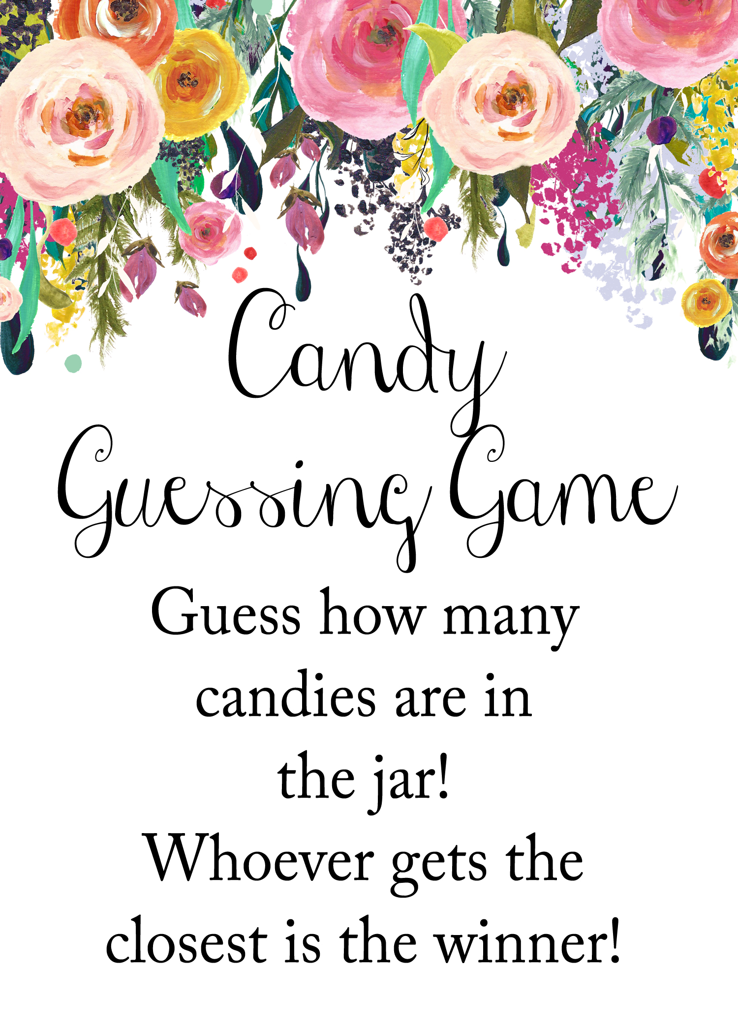 Template Guess How Many In The Jar Free Printable FREE PRINTABLE TEMPLATES