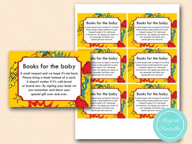 Superhero Baby Shower Game - Magical Printable