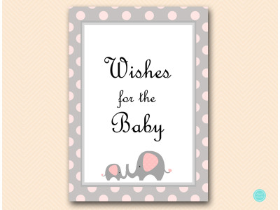 Pink Elephant Baby Shower Game Printable - Magical Printable