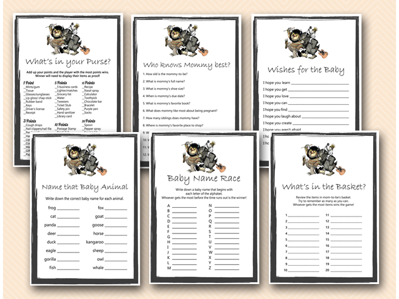 FREE Printable "Where the Wild Things Are" Magical Printable
