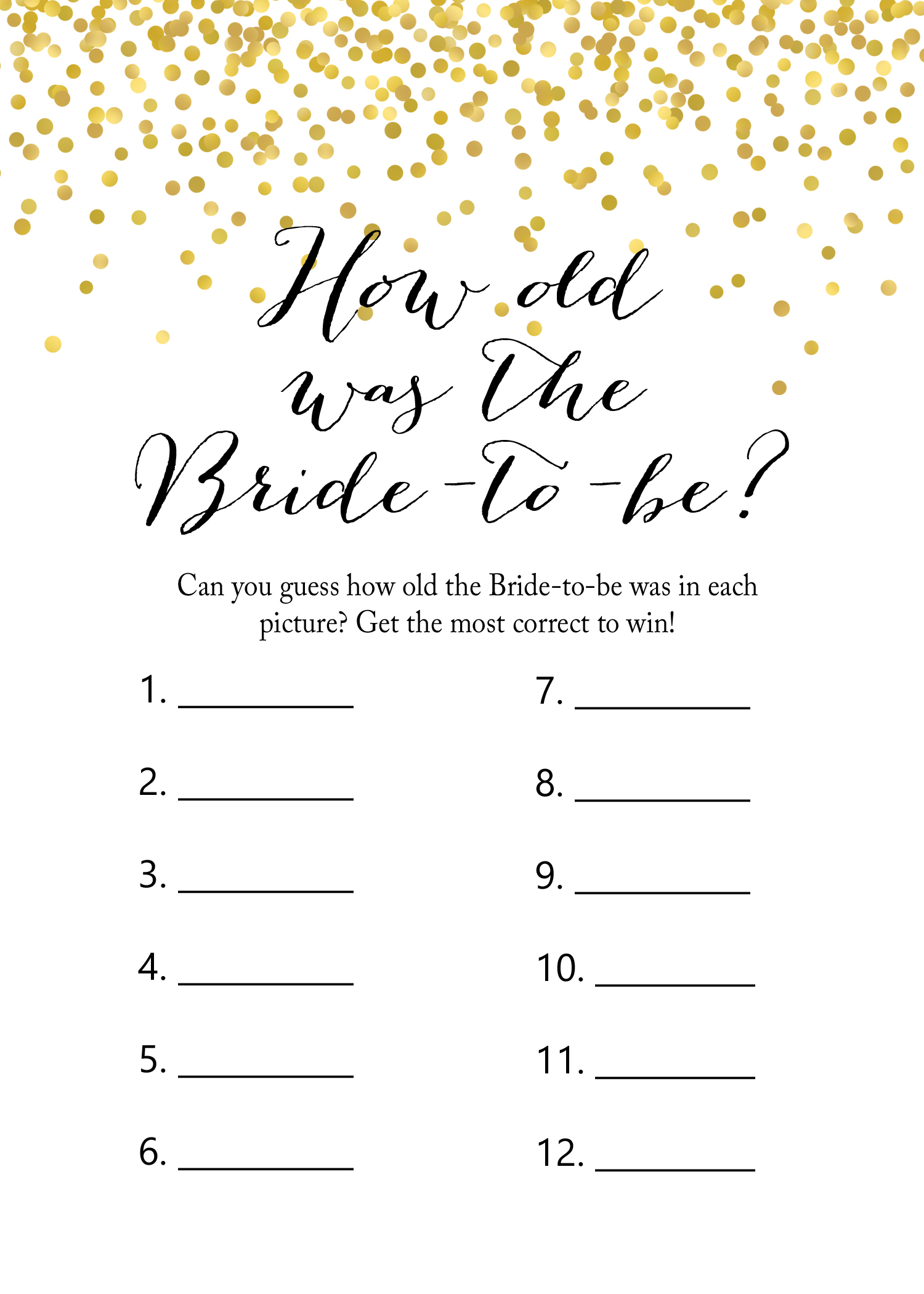 BS46 How Old Was Bride To Be Jpg Magical Printable BS46 How Old Was Bride To Be