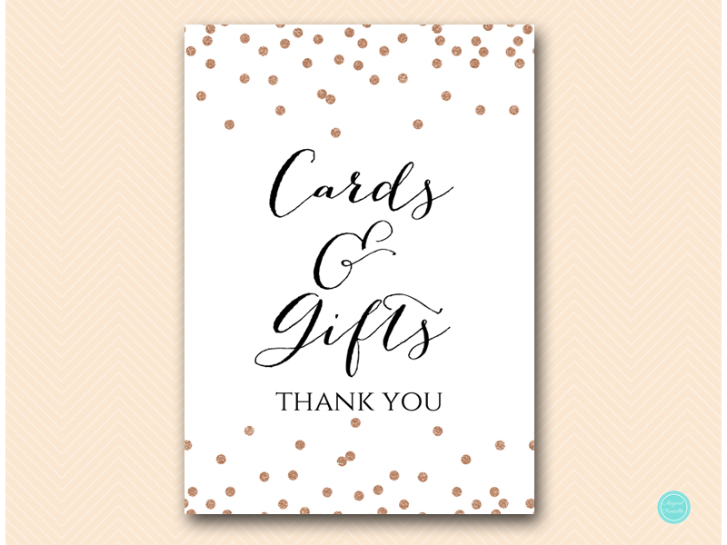 Rose Gold Dots Bridal Shower Games - Magical Printable